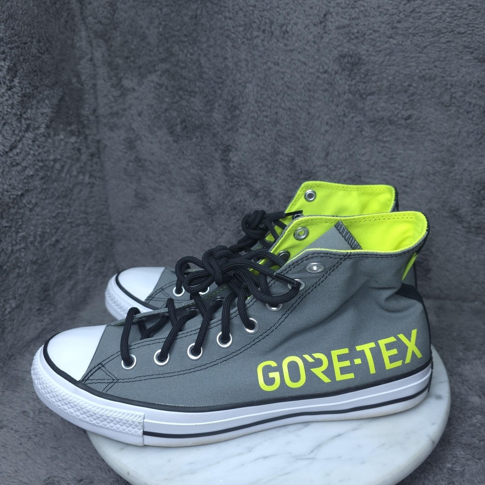 Converse Gore-Tex Chuck Taylor All Star Shoes Mens Size 8.5 Gray High Top - Picture 3 of 12